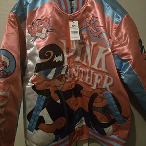 Pink Panther Satin Jacket Beautiful Coat